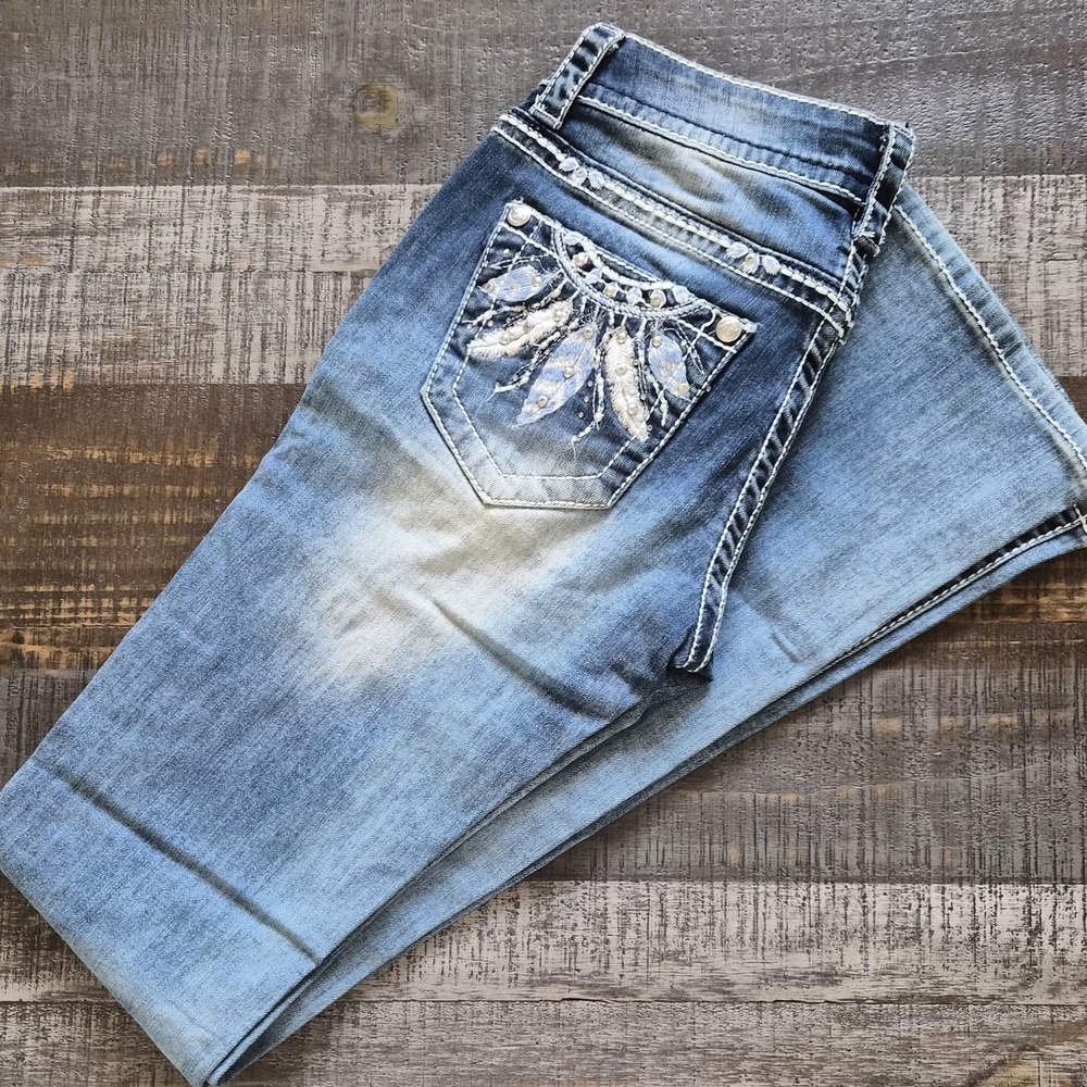 GORGEOUS Grace In L.A. Easy Fit Jeans ~ Size 25" x 33" Inseam ~ Brand New!